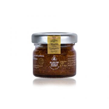 Baby, it`s cold outside - Cremă de miere crudă polifloră cu migdale rumenite | Aurum Noble Honey