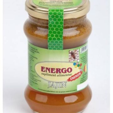 Energo Energin, miere, polen si propolis, 400g - Jajin