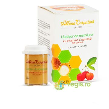 Laptisor De Matca Pur cu Vitamina C Naturala din Acerola 25g