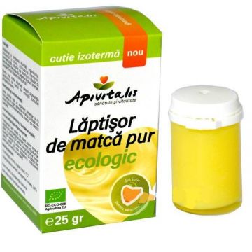 Laptisor de matca pur eco-bio 25g - Apivitalis