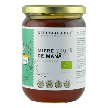 Miere de Mană Crudă, 700g ECO| Republica BIO