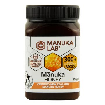 Miere de Manuka MANUKA LAB, MGO 300+ Noua Zeelanda, 500 g, naturala