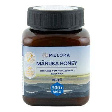 Miere de Manuka MELORA, MGO 300+ Noua Zeelanda, 250 g, naturala