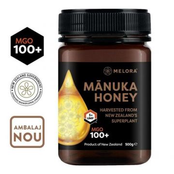 Miere de Manuka, MGO 100+ Noua Zeelanda Naturala 500g | Melora