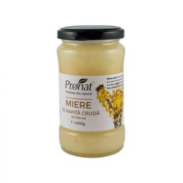 Miere de rapita cruda 400g- Pronat