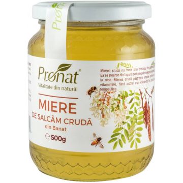 Miere de salcam cruda 500g, Pronat