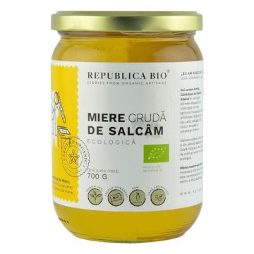 Miere de Salcăm Crudă, 700g ECO| Republica BIO