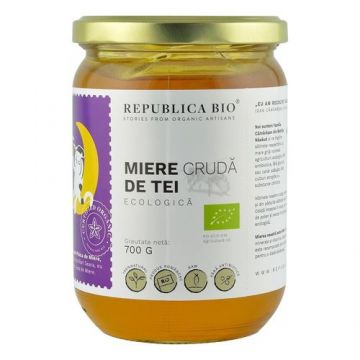 Miere de Tei Crudă, 700g ECO| Republica BIO