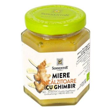 MIERE GHIMBIR INCALZITOR, ECO-BIO, 230g - SONNENTOR