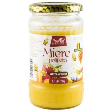 Miere poliflora, 400g- Pronat