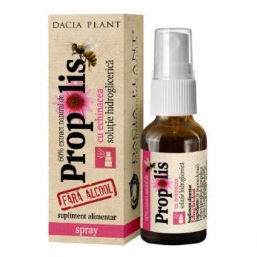 Propolis cu Echinacea fara alcool - 20ml spray - Dacia Plant