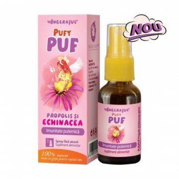 PufyPUF Propolis si Echinacea fara alcool spray 20ml - Dacia Plant