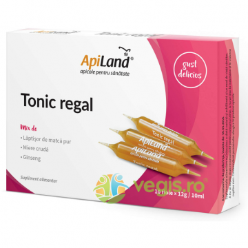 Tonic Regal - Laptisor Pur, Miere si Ginseng 10 fiole