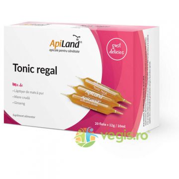 Tonic Regal - Laptisor Pur, Miere si Ginseng 20 fiole