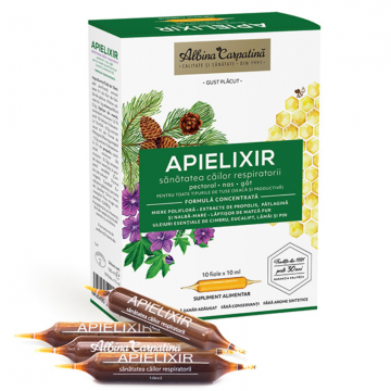 APIELIXIR sănătatea căilor respiratorii 10 fiole x 10 ml