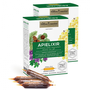 Apielixir sanatatea cailor respiratorii 20 fiole x 10 ml + 10 fiole