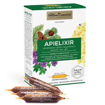 APIELIXIR sănătatea căilor respiratorii 20 fiole x 10 ml