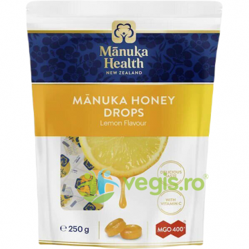 Bomboane cu Miere de Manuka MGO™ 400+ si Lamaie 250g