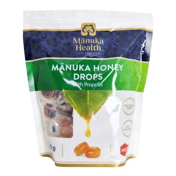 Bomboane naturale cu miere de Manuka MGO™ 400+ si propolis Manuka Health, 250 g