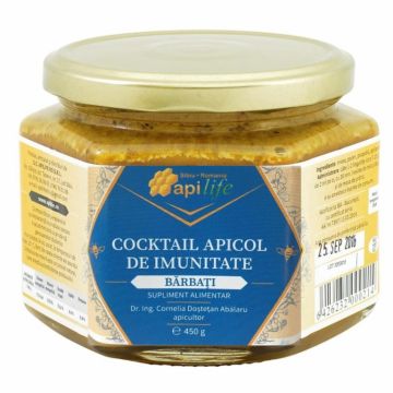 Cocktail apicol pt imunitate barbati 450g - APILIFE