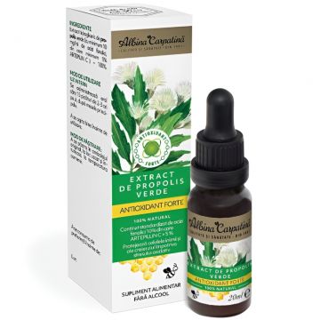 Extract hidrogliceric propolis verde 20ml - ALBINA CARPATINA