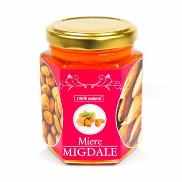 Miere cu migdale intregi 250g - PRISACA