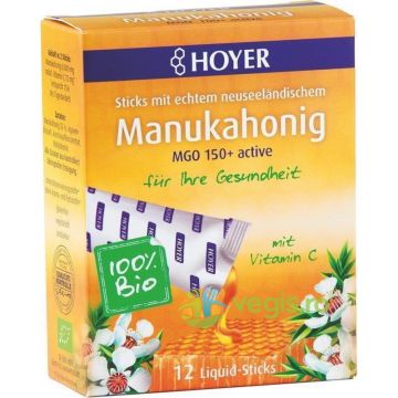 Miere de Manuka MGO 150+ cu Vitamina C Ecologica/Bio 12dz