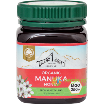 Miere de Manuka MGO 250+ TranzAlpine Ecologica/Bio 250g