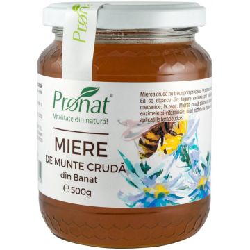 Miere de munte cruda 500g - Pronat