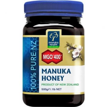 Miere Manuka mgo400+ New Zealand 500g - MANUKA HEALTH