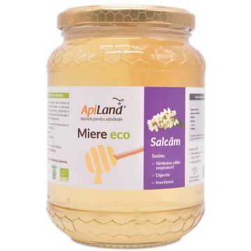 Miere salcam cruda eco 1kg - APILAND