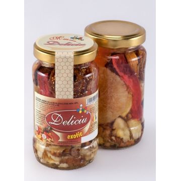 Miere salcam cu fructe uscate nuci Deliciu 250g - JAJIN