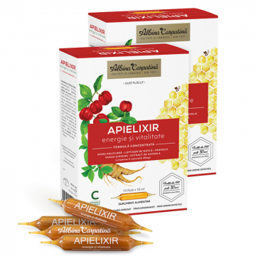 Pachet Apielixir energie 20+10 fiole x 10ml