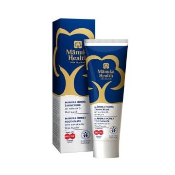 Pastă de dinți cu fluor, Miere de Manuka MGO 250+ și ulei de Manuka pentru adulți