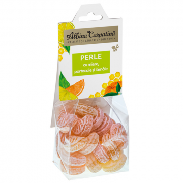 Perle cu miere, portocale si lamaie 100g