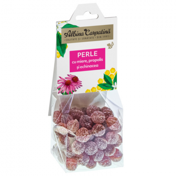 Perle cu miere, propolis si echinacea 100g