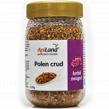 Polen crud iarba neagra 230g - APILAND