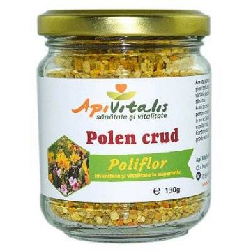 Polen crud poliflor, 130g - APIVITALIS