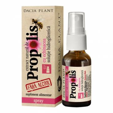 Spray tinctura propolis echinaceea fara alcool 20ml - DACIA PLANT