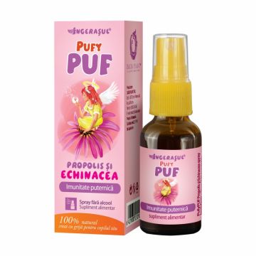 Spray tinctura propolis echinaceea fara alcool Pufy Puf 20ml - DACIA PLANT