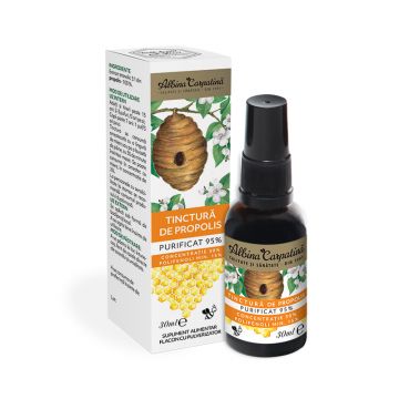 TINCTURA DE PROPOLIS PURIFICAT 95% SPRAY 30ml - POLIFENOLI min. 15%