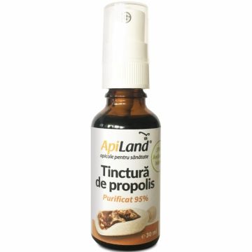 Tinctura propolis purificat 95% spray 30ml - APILAND