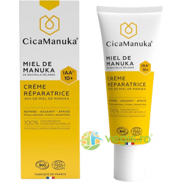 Crema Reparatoare cu 40% Miere de Manuka IAA10+ Bio 40ml