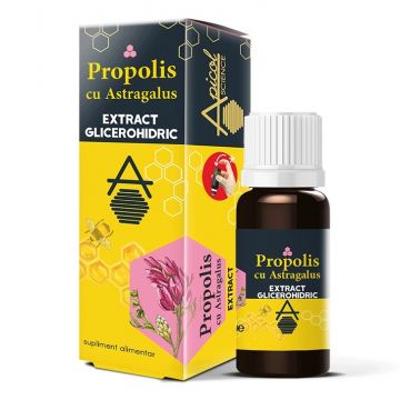 Extract glicerohidric propolis astragalus 30ml - APICOL SCIENCE