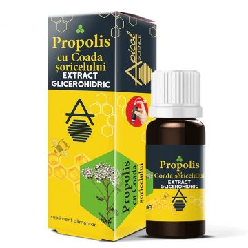 Extract glicerohidric propolis coada soricelului 30ml - APICOL SCIENCE