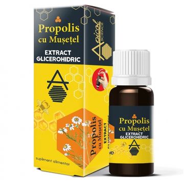 Extract glicerohidric propolis musetel 30ml - APICOL SCIENCE