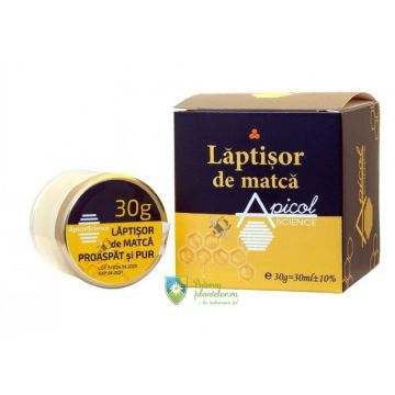 Laptisor de matca Proaspat si Pur ApicolScience 30 gr