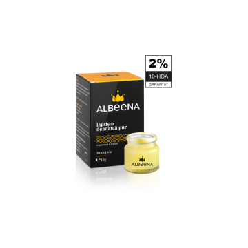 Laptisor de matca pur crud 2% 10-HDA 10gr ALBEENA Laptisor de matca pur crud 2% 10-HDA 10gr ALBEENA