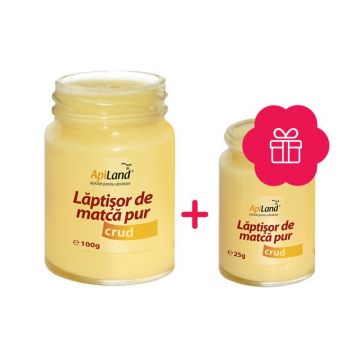 Laptisor de matca pur eco 100G + 25G Gratis - Apiland