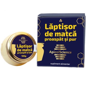 Laptisor matca pur proaspat 100g - APICOL SCIENCE